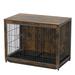 Tucker Murphy Pet™ Distressed Style Algunde Pet Crate Wood in Brown | 27 H x 31 W x 23 D in | Wayfair 85A9A27F5BA54D46BA0530B016748CF7