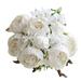 Vintage Artificial Peony Silk Flowers Fake Peonies Faux Silk Flower for Home Table Centerpieces Wedding Party
