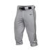 Nike BSBL Knicker Baseball Pants 3 1/4 Gray/Red Youth Size XS