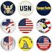 PinMartâ€™s Officially Licensed United States Navy Bundle Pack of 9 Golf Ball Markers - Golf Accessories for Men and Women â€“ Magnetic Golf Ball Markers