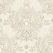 Erin & Ben Co. Cottontail Toile Peel & Stick Wallpaper Non-Woven in White/Brown | 20.5 W in | Wayfair PSW1434RL