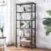 Everly Quinn 76.2" H x 32.7" W Etagere Bookcase Wood in Gray | 76.2 H x 32.7 W x 16.1 D in | Wayfair 3CE4A84137C14A4E921243A187CF0ABC