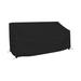 Arlmont & Co. Heavy-Duty Multipurpose Waterproof Outdoor Loveseat Bench Cover, Patio Lounge 3-Seat Deep Bench Cover in Black | Wayfair