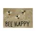 Fsqjgq Creative Carpet Area Rugs Mat Bee Festival Outdoor Doormat Front Door Mat Waterproof Entrance Doormat Indoor Mat Non Slip Pink