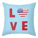 Shpwfbe Decorative Throw Pillows Clearance Independence Day Decorative Pillowcase Decorative Patriotic American Throw Pillow Pillowcase Room Deocr Cushion Covers Decorative Pillow Covers