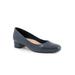 Wide Width Women's Dream Pump by Trotters in Navy (Size 10 W)