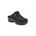 Women's White Mountain Being Convertible Clog Mule by White Mountain in Black Suede (Size 8 M)