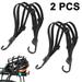 Motorcycles Mesh Helmet Rope Motorcycle Retractable Strap With 2 Hooks