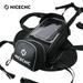 NICECNC Motorcycle Tank Bag Magnetic Motorbike Oil Fuel Tank Bag Bike Saddle Bag Black Transparent for Phone GPS Map