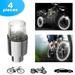 EASTIN 4 Pcs LED Wheel Lights Bike Tire Valve Stem Neon Light Bulb for Car Motorcycle Wheel Tyre Valve Dust Cap Safety Waterproof Spoke Flash Lights Car Valve Stems Caps Accessories Bulb