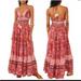 Free People Dresses | Free People Real Love Maxi Dress - Meadow Combo | Color: Red/White | Size: L