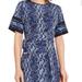 Michael Kors Dresses | Michael Michael Kors Women's Tie Waist Snake Print Dress | Color: Blue | Size: Xl