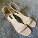 Nine West Shoes | New Nude Gretal Ankle Strap Block Heel - 11 | Color: Tan | Size: 11