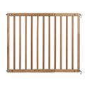 Door Gate and Stair Safety Gate for Screw-on, Building Kit for Assembly, Extendible 63-103.5 cm, Natural