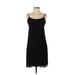 Calvin Klein Cocktail Dress - Mini Scoop Neck Sleeveless: Black Print Dresses - Women's Size 2