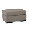 Braxton Culler Memphis 36" Wide Rectangle Standard Ottoman Cotton in Black/Blue/Brown | 18 H x 36 W x 26 D in | Wayfair 708-109/0596-65/BLACK