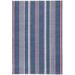 Blue/Red 96 x 60 x 0.25 in Area Rug - Dash and Albert Rugs Camden Striped Handmade Flatweave Area Rug in | 96 H x 60 W x 0.25 D in | Wayfair