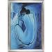 Overstock Art La Pastiche Nude w/ Spencer Rustic, 28" X 40" Canvas in Blue | 40 H x 28 W x 2 D in | Wayfair PS2344-FR-49715124X36