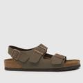 BIRKENSTOCK milano sandals in brown