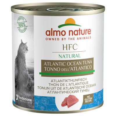 20x280g thon de l'Atlantique HFC Natural Almo Nature nourriture humide pour chat + 4 boîtes offertes !