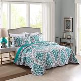 Set of 3 Printed Quilt Quilted Bedspreads