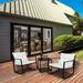 Outdoor Rocking Chair Three-Piece Set-Modern Furniture