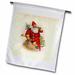 3dRose Illustration Of African American Santa Claus Garden Flag 18 by 27-Inch