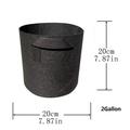 iOPQO Planters For Outdoor 1/2/3/5/7 Gallon Grow-bag Heavy Thickened Nonwoven Fabric Pot with Handles Pots