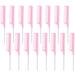 16 Pieces Metal Rat Tail Combs Foiling Comb Pintail Hair Combs Salon Fiber Back Combs for Women Girls Hair Styling at Home (Pink)