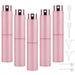 Travel Perfume Bottle Refillable 5 Packs Empty Travel Containers for Toiletries 10ML Mini Portable Leak-proof Atomizer Fragrance Fine Mist Sprayer Pocket Perfume Scent Dispensing Bottles