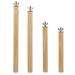 Bird Parrot Perch Stand Perches Standing Cage Pet Wood Sticks Pole Play Tree Budgie Cages Diy Training Shower Birds Toy