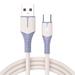 Bluethy Data Cable Universal LED Indicator Flame Retardant Anti-winding Stable Output Super Fast Charging 1m 5A Type-C Mobile Phone Charger Wire for Home