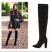 Jessica Simpson Shoes | Jessica Simpson Bressy Over-The-Knee Suede Studded Boots | Color: Black | Size: 9