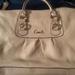 Coach Bags | Coach Ashley Medium Satchel Shoulder Bag Matte Soft Leather Ivory Pre Loved | Color: Cream/Tan | Size: Os