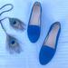 J. Crew Shoes | J. Crew Cobalt Blue Suede Loafers Size 7 Made In Italy Genuine Italian Leather. | Color: Blue | Size: 7