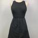 Madewell Dresses | Madewell Black & White Striped Skater Dress Sz Xs | Color: Black/White | Size: Xs