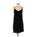 Old Navy Casual Dress - Shift Plunge Sleeveless: Black Print Dresses - Women's Size Small