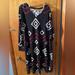 Lularoe Dresses | Lularoe A-Line Dress With Long Sleeves And Pockets 3x Guc | Color: Black/White | Size: 3x