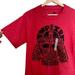 Disney Tops | Disney Parks Nwt Unisex Star Wars Darth Vader Red Short Sleeve Tee Shirt Size S | Color: Black/Red | Size: S