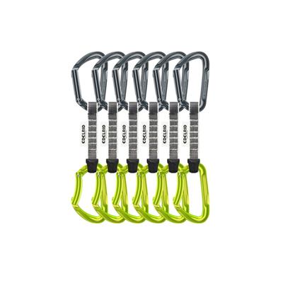 Edelrid Pure Set 6-Pack Quickdraw Slate/Oasis 10cm...