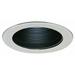 Elco Lighting Phenolic Baffle 4" Recessed Trim, Metal in Gray | 3 H x 4.75 W in | Wayfair EL993KBN