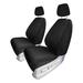 FH Group Neoprene Car Seat Covers Front Set Custom Fit for 2018 2023 Honda Odyssey Fabric in Black | 26 H x 20 W x 6 D in | Wayfair