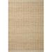 White 66 x 42 x 0.5 in Area Rug - Jean Stoffer x Loloi Cornwall Ivory/Natural Area Rug Wool/Jute & Sisal | 66 H x 42 W x 0.5 D in | Wayfair