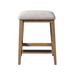 Wildon Home® Chaliah 26.25" Counter Stool Wood/Upholstered in Black/Brown/Gray | 26.25 H x 19.25 W x 15.25 D in | Wayfair