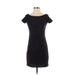 BD Junior Casual Dress - Sheath: Black Print Dresses - Women's Size 3