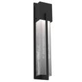 Hammerton Studio Square Glass 23 Inch Tall Outdoor Wall Light - ODB0055-23-TB-FG-L2