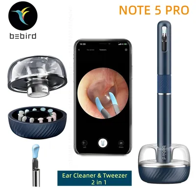 Bebird – bâtonnets de cire d'oreille Pro Note5 nettoyeur d'oreille intelligent visuel pincettes