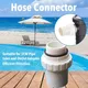 Pompe universelle en PVC pour piscine adaptateur de pompe et de chauffage pompe de bain à remous