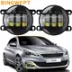 Feu antibrouillard LED pour Peugeot 4007 GP _ 2007 – 13 pour Peugeot 308 T9 2014 2015 DRL H11 12V