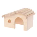 Abri en bois pour Hamster facile à nettoyer pour petits animaux souris naine jouet d'exercice